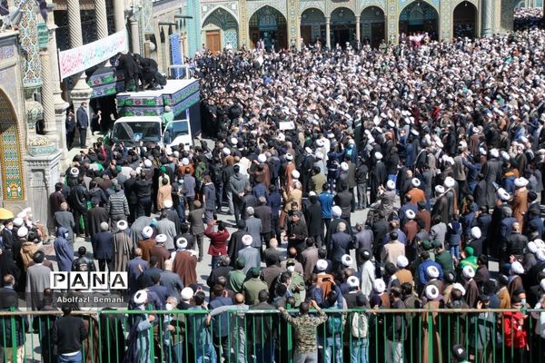 تشییع پیکر آیت الله علوی گرگانی در قم