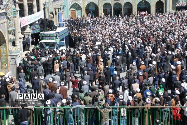 تشییع پیکر آیت الله علوی گرگانی در قم