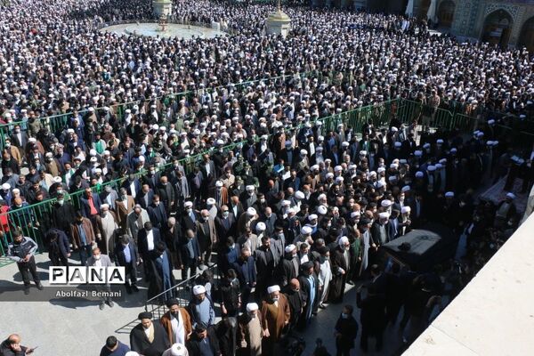 تشییع پیکر آیت الله علوی گرگانی در قم
