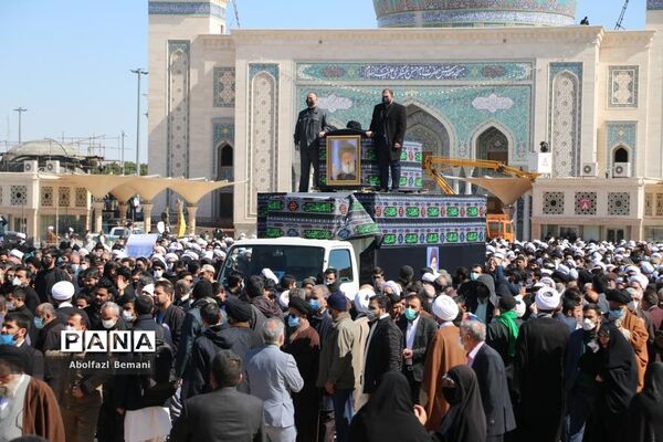 تشییع پیکر آیت الله علوی گرگانی در قم