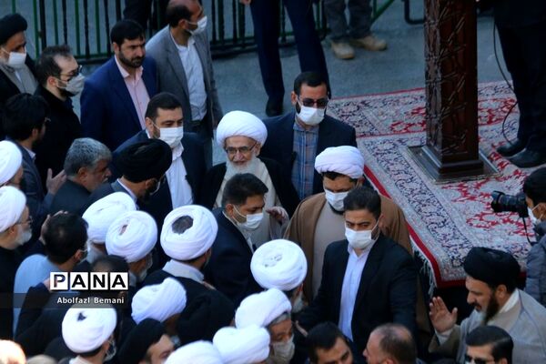 تشییع پیکر آیت الله علوی گرگانی در قم