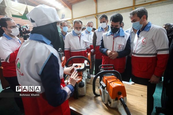 مانور عملیاتی امداد و نجات دانش‌آموزی طرح ملی دادرس