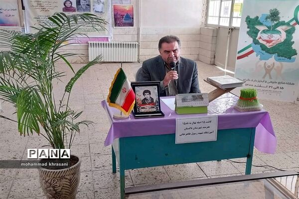 کاشت نهال برای تقدیر از هنرمندان تاکستان
