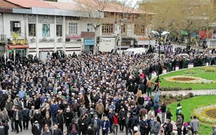 تشییع پیکر مطهر آیت الله العظمی علوی گرگانی