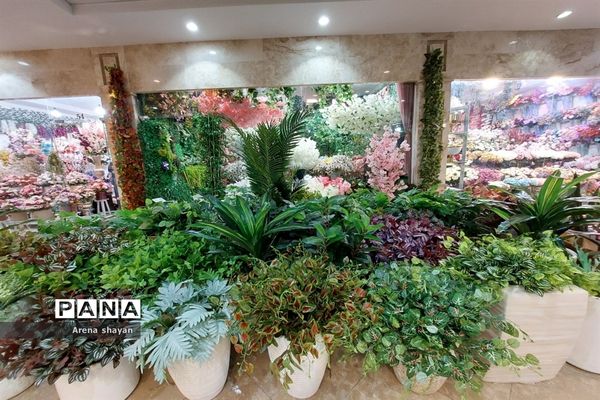 حال و هوای بازار گل و گیاه در بزرگراه بعثت