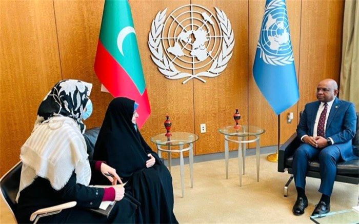 گفت‌وگوی خزعلی با رئیس مجمع عمومی سازمان ملل در نیویورک