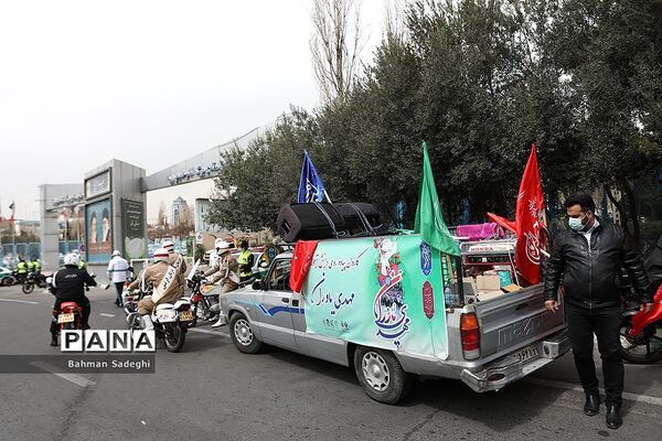 کاروان پیاده‌روی دانش‌آموزی «مهدی یاوران»