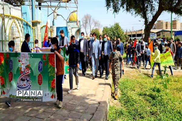 برگزاری آیین مهدی یاوران در اهواز