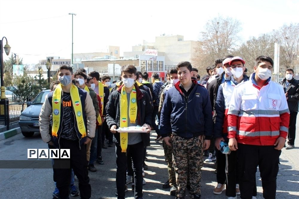 برگزاری پیاده‌روی «مهدی یاوران» زنجان