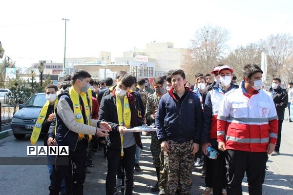 برگزاری پیاده‌روی «مهدی یاوران» زنجان