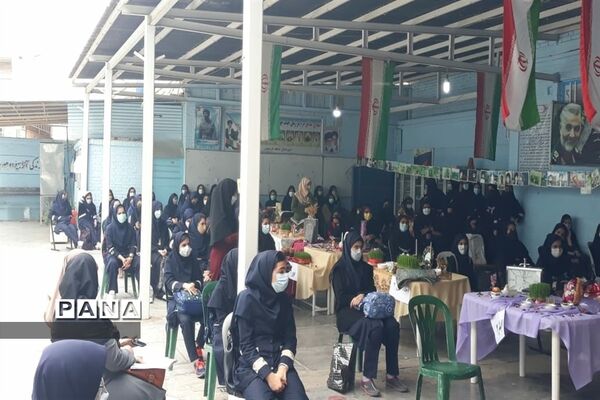 مراسم جشن نیمه شعبان در دبیرستان دخترانه شاهد فردوس اندیمشک