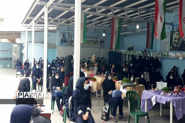 مراسم جشن نیمه شعبان در دبیرستان دخترانه شاهد فردوس اندیمشک