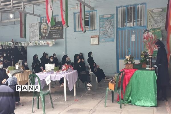 مراسم جشن نیمه شعبان در دبیرستان دخترانه شاهد فردوس اندیمشک
