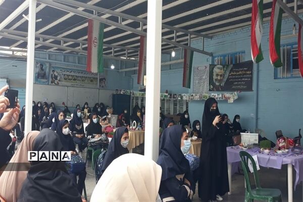مراسم جشن نیمه شعبان در دبیرستان دخترانه شاهد فردوس اندیمشک