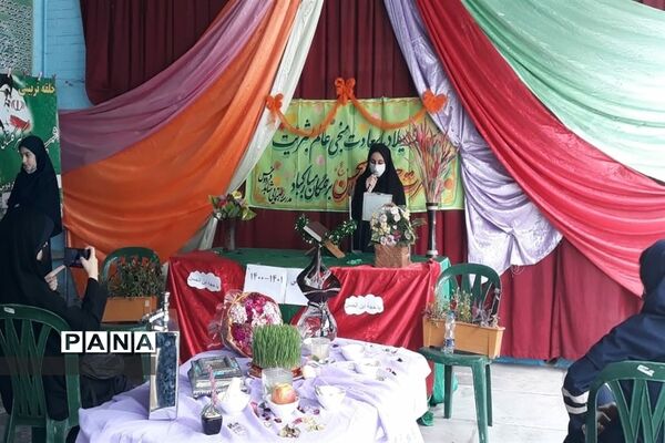 مراسم جشن نیمه شعبان در دبیرستان دخترانه شاهد فردوس اندیمشک