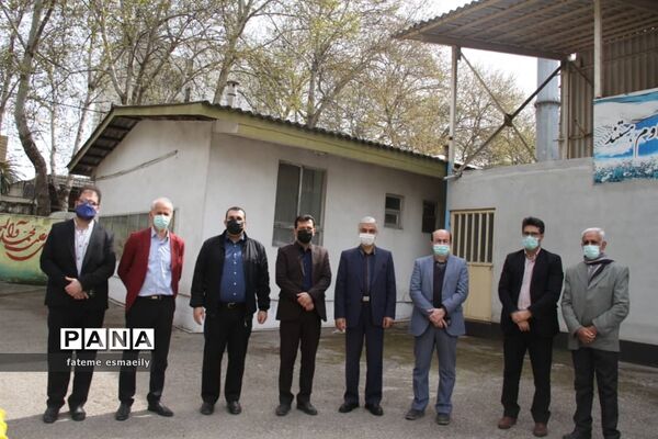 راهپیمایی دانش‌آموزی مهدی یاوران به مناسبت نیمه شعبان در ساری