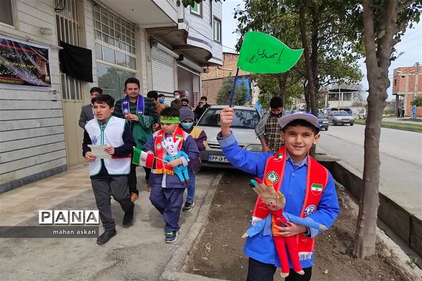 راهپیمایی مهدوی یاوران در گلوگاه