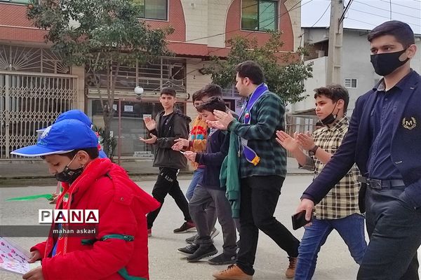 راهپیمایی مهدوی یاوران در گلوگاه