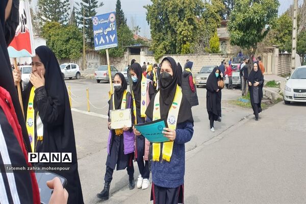 تجمع دانش‌آموزی مهدی یاوران در محمودآباد