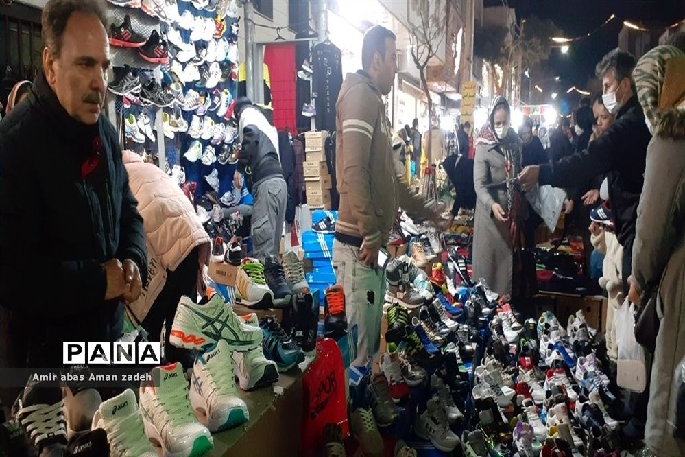 شلوغی بازار افسریه 2 روز مانده به عید نوروز