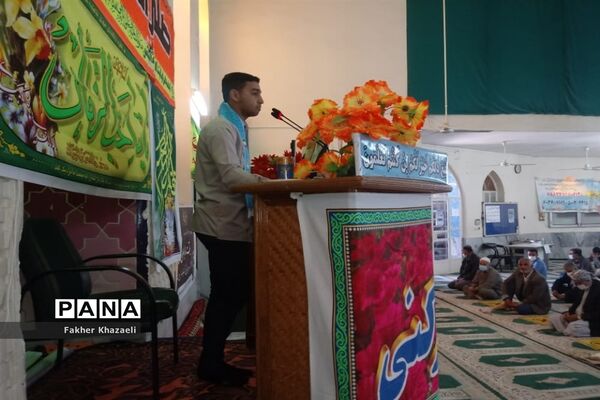 حضور مهدی یاوران در نمازجمعه هندیجان
