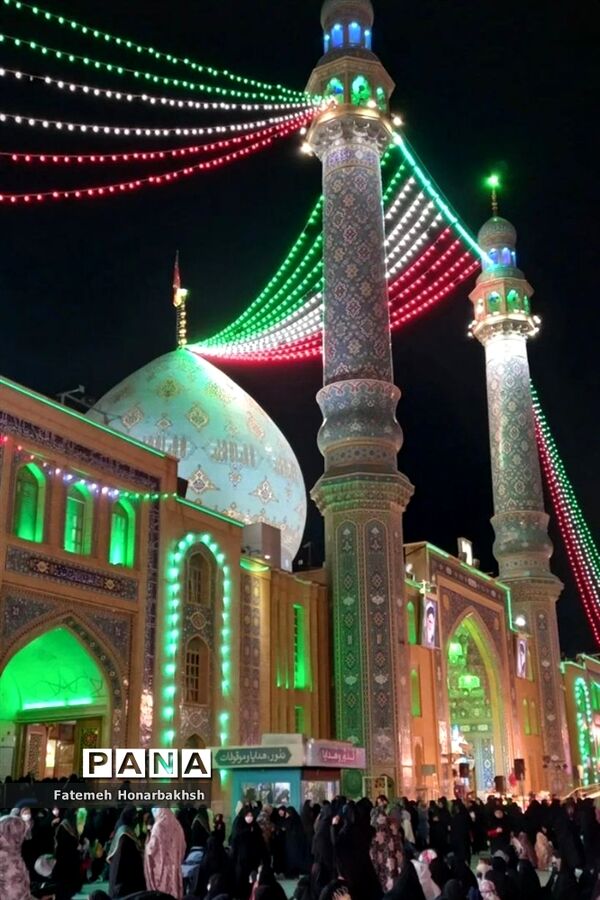 جشن نیمه شعبان و پیاده‌روی زائران به مسجد جمکران-4