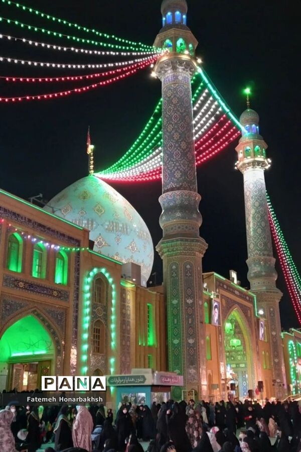 جشن نیمه شعبان و پیاده‌روی زائران به مسجد جمکران-4