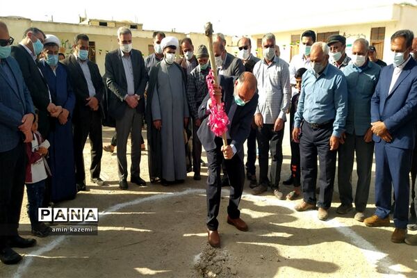 کلنگ‌زنی و بازسازی آموزشگاه‌های بختاجرد، محمد‌آباد و شهنان از روستاهای داراب