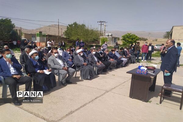 کلنگ‌زنی و بازسازی آموزشگاه‌های بختاجرد، محمد‌آباد و شهنان از روستاهای داراب