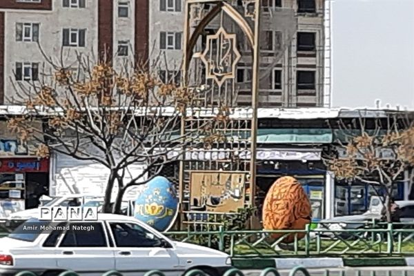 برپایی ایستگاه استقبال از مسافران نوروزی در منطقه ۱۵