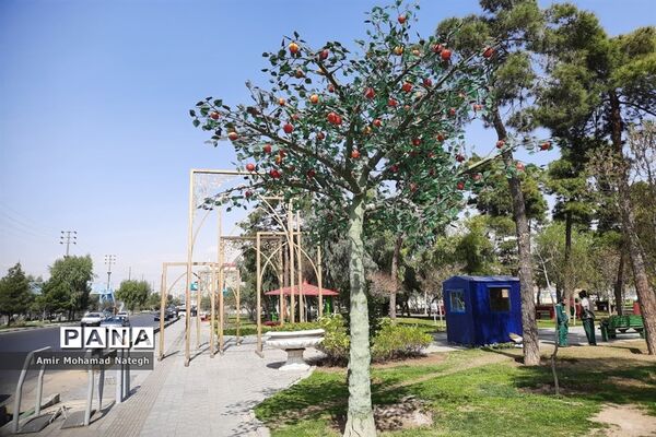 برپایی ایستگاه استقبال از مسافران نوروزی در منطقه ۱۵