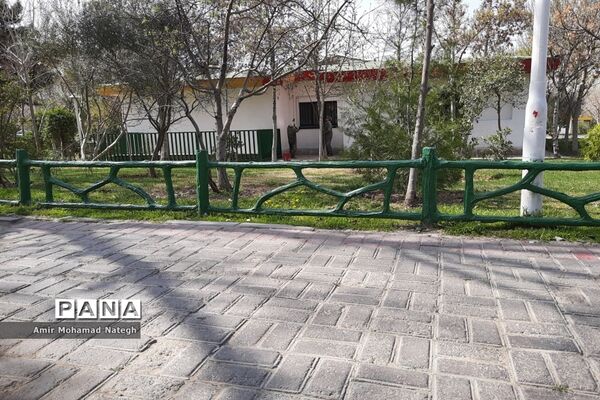 برپایی ایستگاه استقبال از مسافران نوروزی در منطقه ۱۵