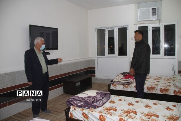 بازدید از ستاد و محل اسکان مسافران نوروزی شهرستان بهبهان