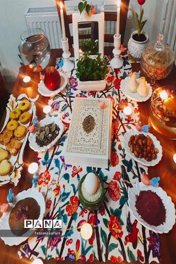 سفره‌های هفت‌سین با فرارسیدن بهار در فیروزکوه