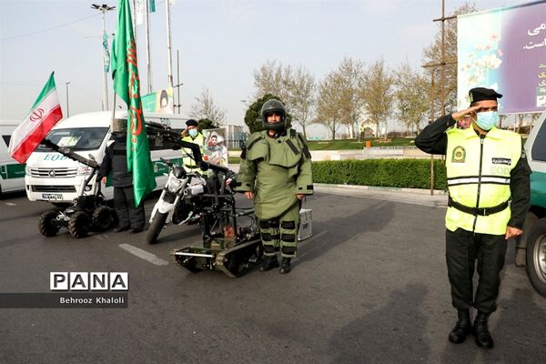 رزمایش نوروزی اقتدار پلیس تهران