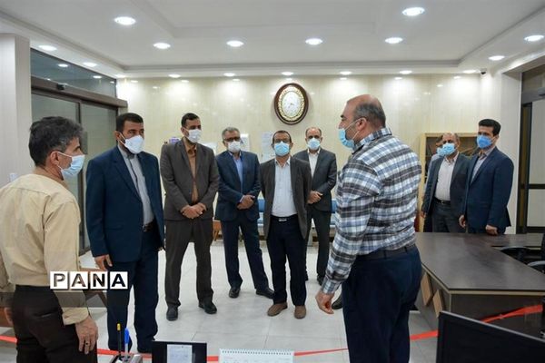 دیدار نوروزی مدیرکل آموزش و پرورش استان بوشهر با همکاران اداره‌کل