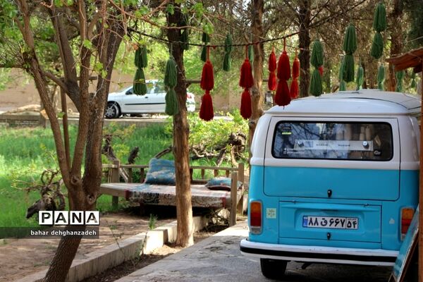فضای زیبای باغ دولت‌آباد یزد در ایام نوروز