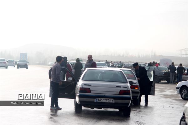 استقبال تبریز در مه از مسافران نوروزی