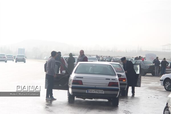 استقبال تبریز در مه از مسافران نوروزی