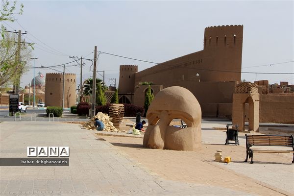 زیباسازی بافت تاریخی یزد در ایام نوروزی