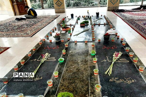 سال نو در کنار مقبره شهدای گمنام اتوبان شهید دوران تهران
