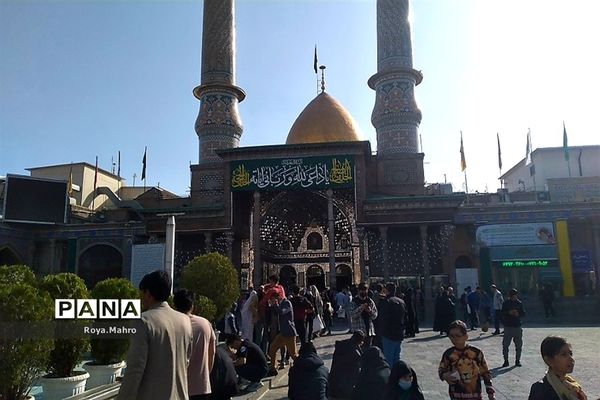 حرم شاه‌عبدالعظیم شهرری میزبان بازدیدکنندگان نوروزی