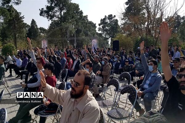 مراسم هشتمین سالگرد شهادت شهید علی خلیلی در گلزار شهدای بهشت حضرت زهرا(س)
