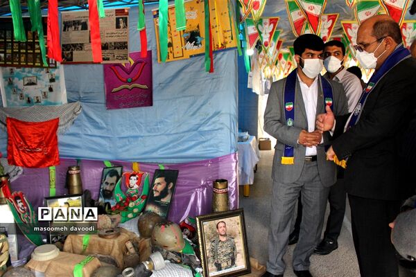 بازدید رئیس سازمان دانش‌آموزی فارس از ستاد اسکان ناحیه یک شیراز