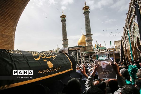 مراسم تشییع پیکر آیت الله محمدی ری شهری