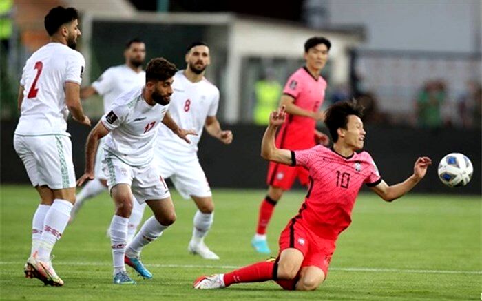 ایران نیمه نخست بازی با کره‌جنوبی را با شکست پشت سر گذاشت