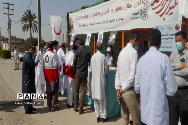 استقبال از مسافران نوروزی در ایرانشهر