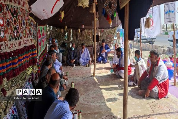 استقبال از مسافران نوروزی در ایرانشهر