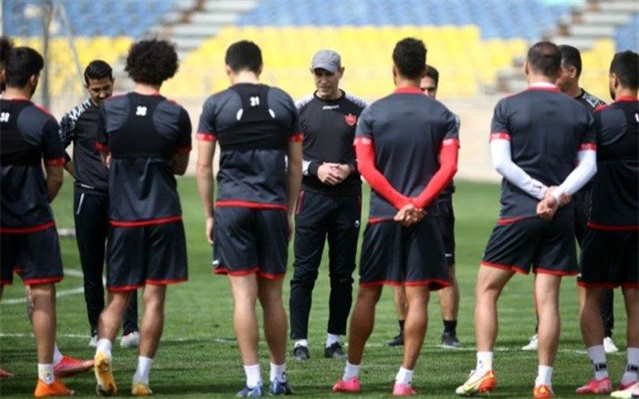 نوبت اول تمرین پرسپولیس امروز برگزار شد