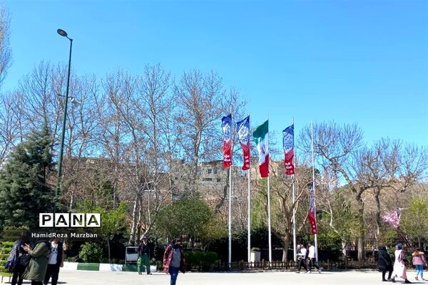 بوستان شهید چمران شهر کرج در نوروز 1401